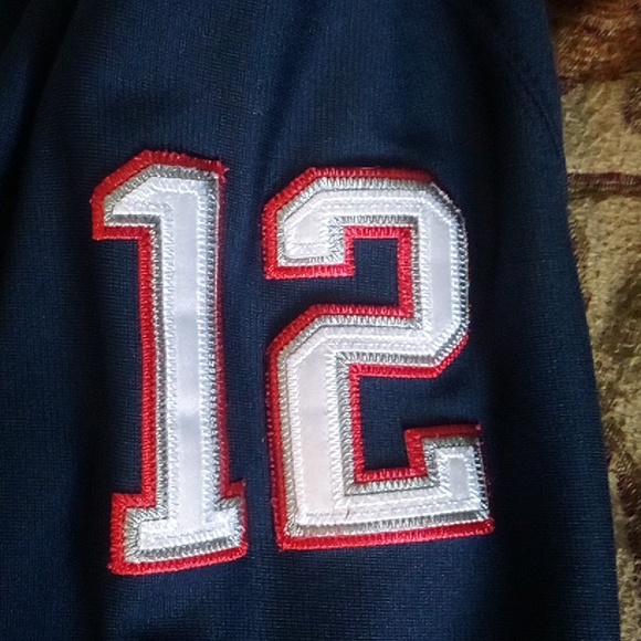 Brady 12 Patriots jersey NFL official merch XL TTS embroidered patches - Picture 7 of 9